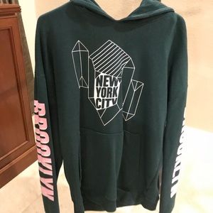 Green NYC hoodie